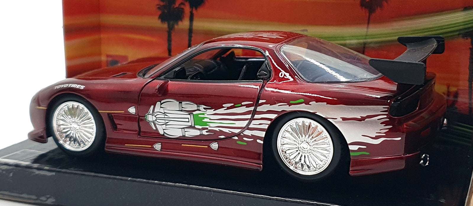 Jada 1/32 Scale 35400 - Fast & Furious Dom's Mazda RX-7 - Maroon