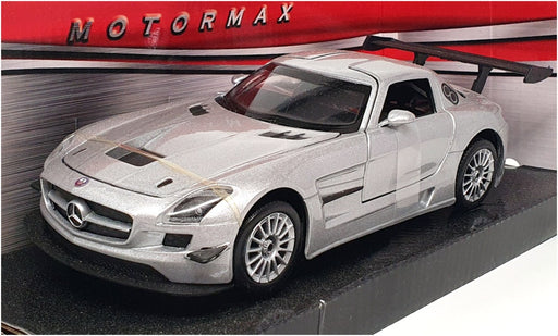 Motor Max 1/24 Scale 73356 - Mercedes Benz SLS AMG GT3 - Silver