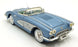 Motor Max 1/18 Scale Diecast 14126Q - 1958 Chevrolet Corvette -Blue/Silver