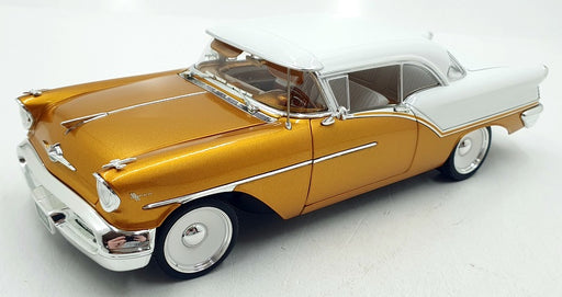 Acme 1/18 Scale Diecast A1808006 - 1957 Oldsmobile Super 88 - Gold/White
