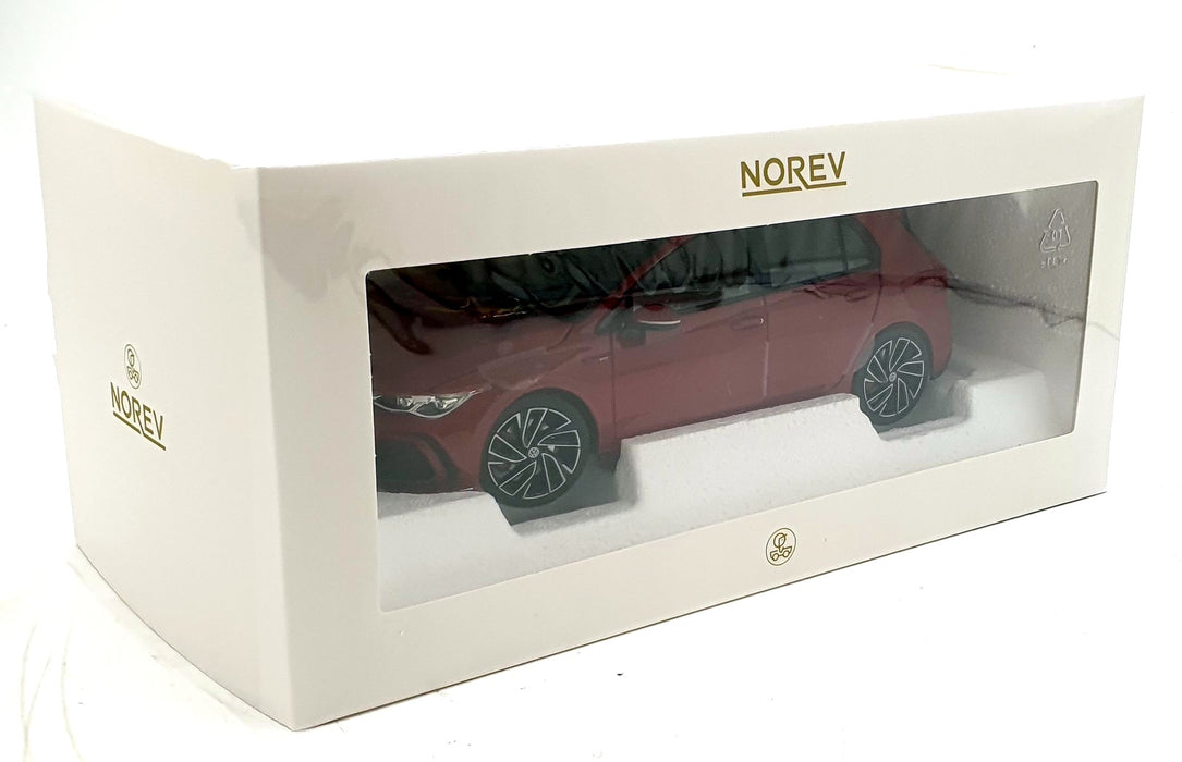Norev 1/18 Scale Diecast 188595 - 2020 Volkswagen Golf GTi - Tornado Red