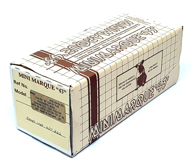 Minimarque 43 1/43 Scale US25C - 1929 Duesenberg Model J - Red