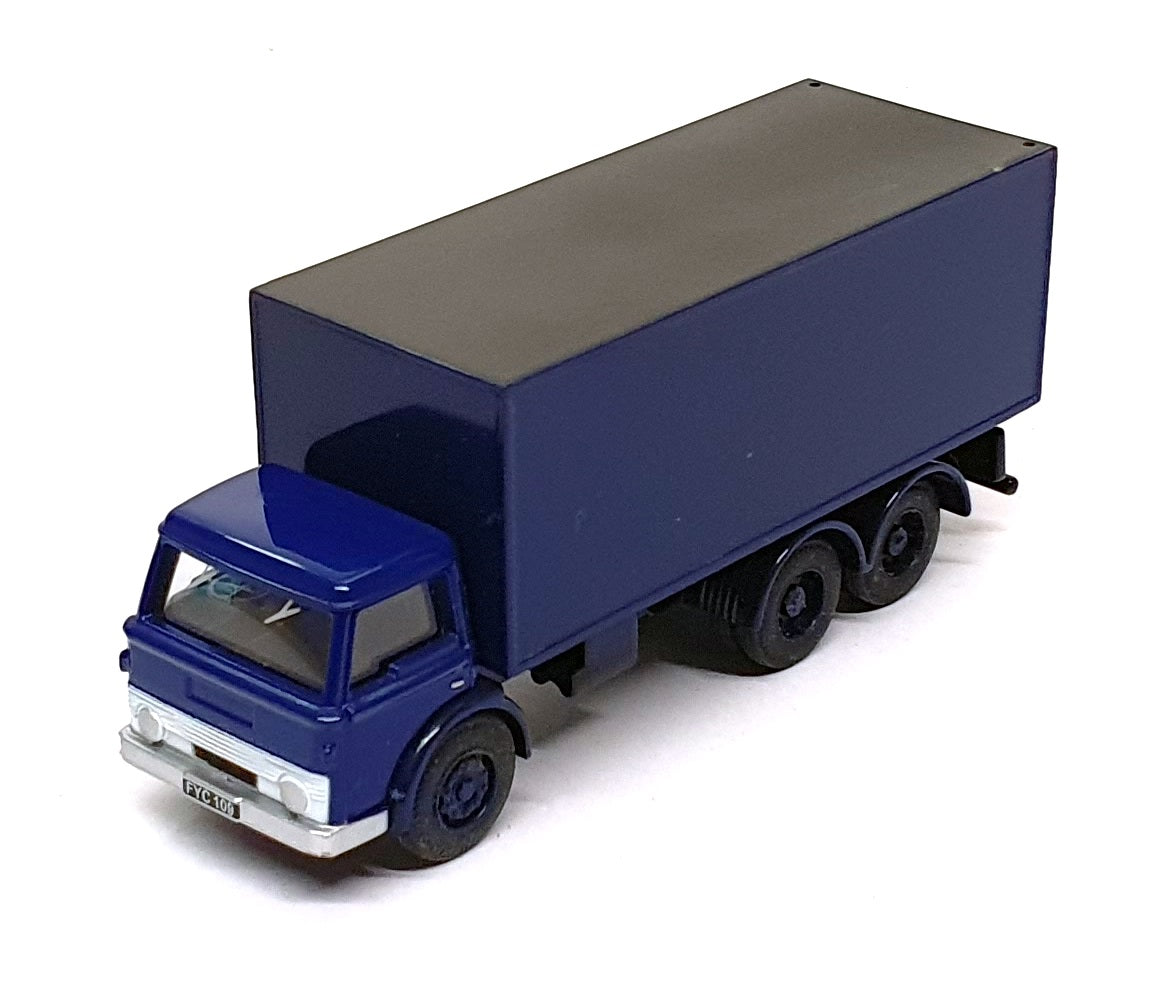 Base Toys 1/76 Scale C6C-018 - Ford D Series Box Van - Blue