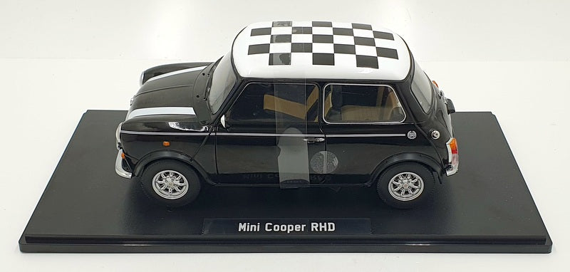 KK Scale 1/12 Scale KKDC120055R - Mini Cooper RHD - Black/White Chequered Roof