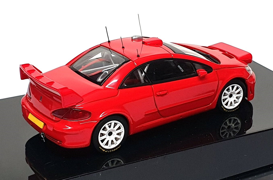 Autoart 1/43 Scale 60557 - Peugeot 307 WRC Plain Body Version - Red