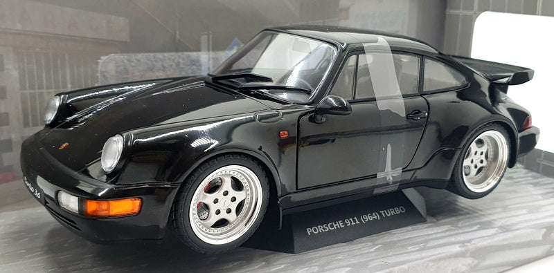 Solido 1/18 Scale S1803404 - Porsche 964 Turbo 1990 - Black
