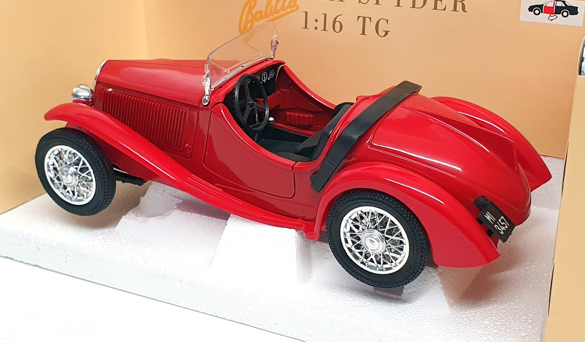 Polistil 1/16 Scale Diecast 01668 - Fiat Balilla Spyder - Red
