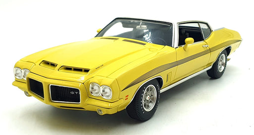 Acme 1/18 Scale Diecast A1801227 1972 Pontiac GTO LeMans - Yellow/White