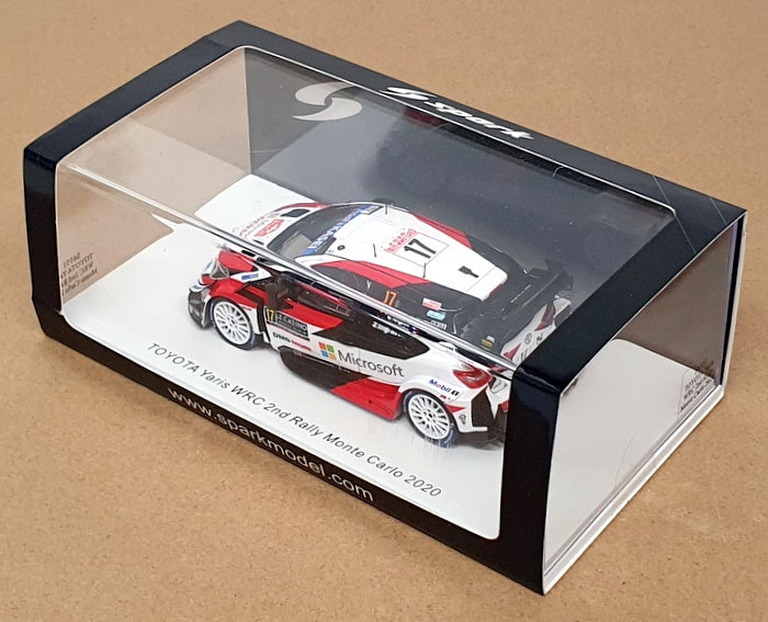 Spark 1/43 Scale S6551 - Toyota Yaris WRC #17 2nd Monte Carlo Rally 2020