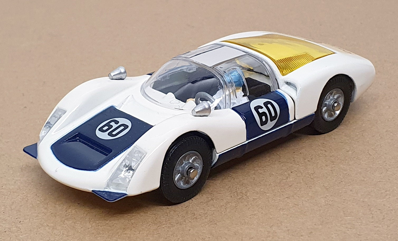 Corgi Toys 330 Reissue CD54321005 - Porsche Carrera 6 Race Car - White/Blue