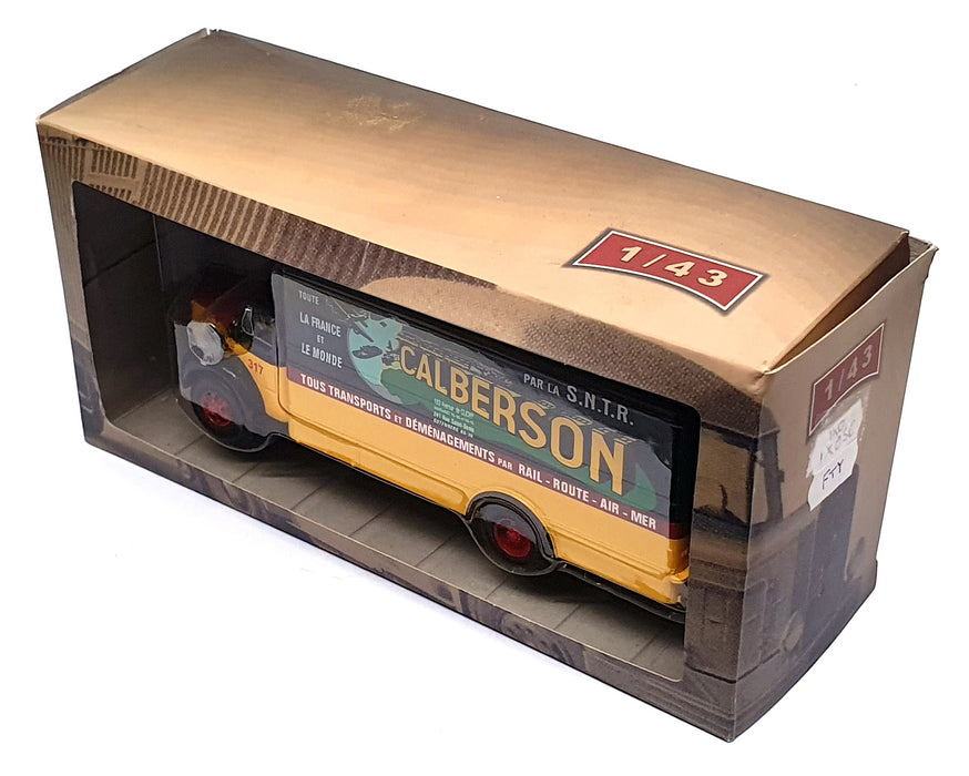 Ixo Models 1/43 scale IX03C - Berliet GLR Truck Calberson - Black/Yellow/Red