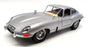 Burago 1/18 Scale Diecast 3038 - 1961 Jaguar E Coupe - Silver