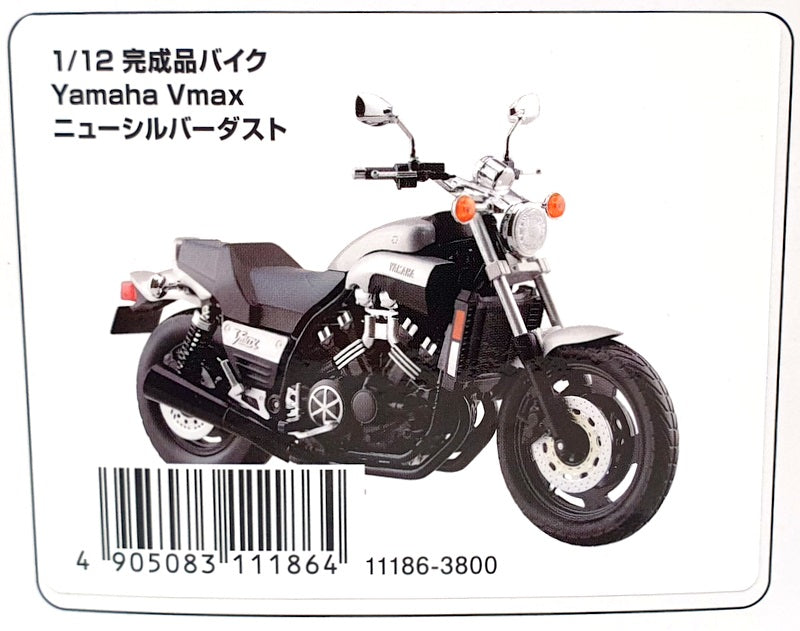 Aoshima 1/12 Scale 11186-3800 - Yamaha Vmax Motorcycle - Silver