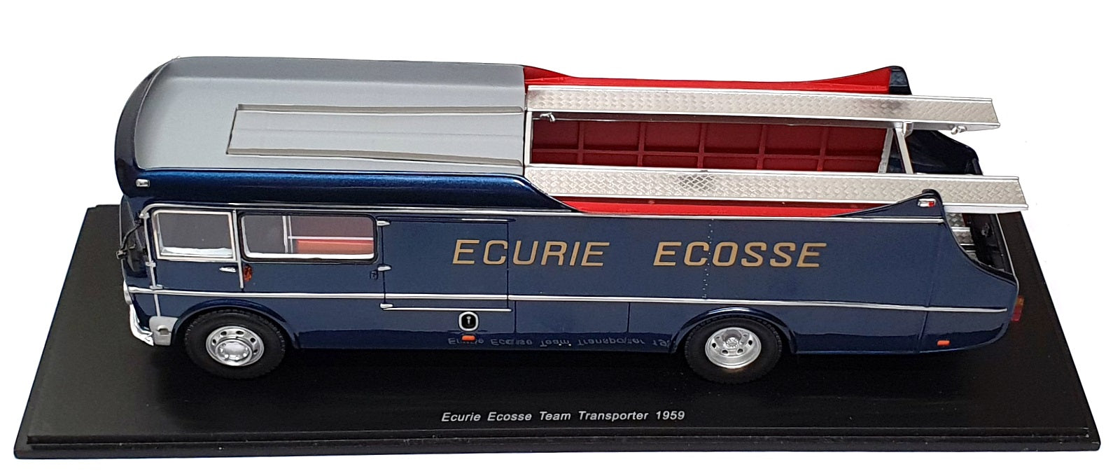 Spark 1/43 Scale S0285 - 1959 Commer Ecurie Ecosse Team Transporter - Dk. Blue