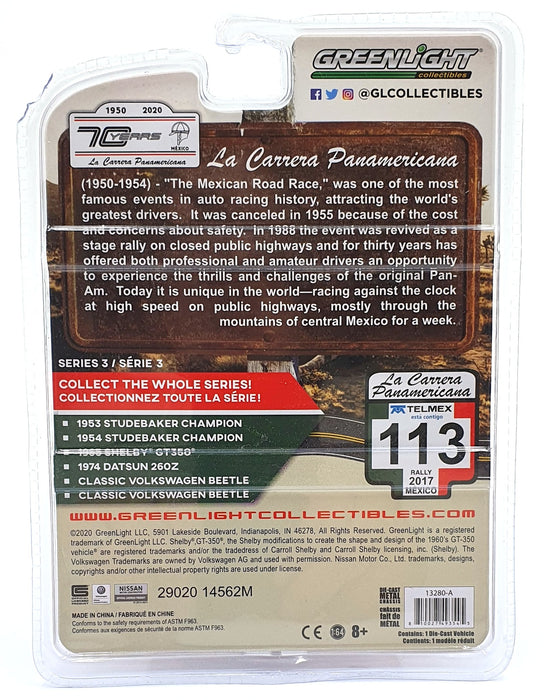 Greenlight 1/64 Scale 13280-A - 1953 Studebaker Champion #13 Mexico