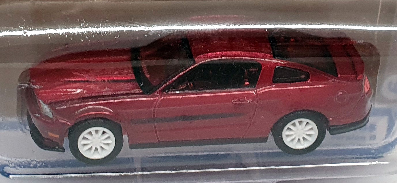 Auto World 1/64 Scale AW64372 - 2012 Ford Mustang GT/CS - Met. Red