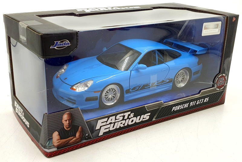 Jada 1/24 Scale Diecast 81248 - Porsche 911 GT3 RS - Blue Fast And Furious