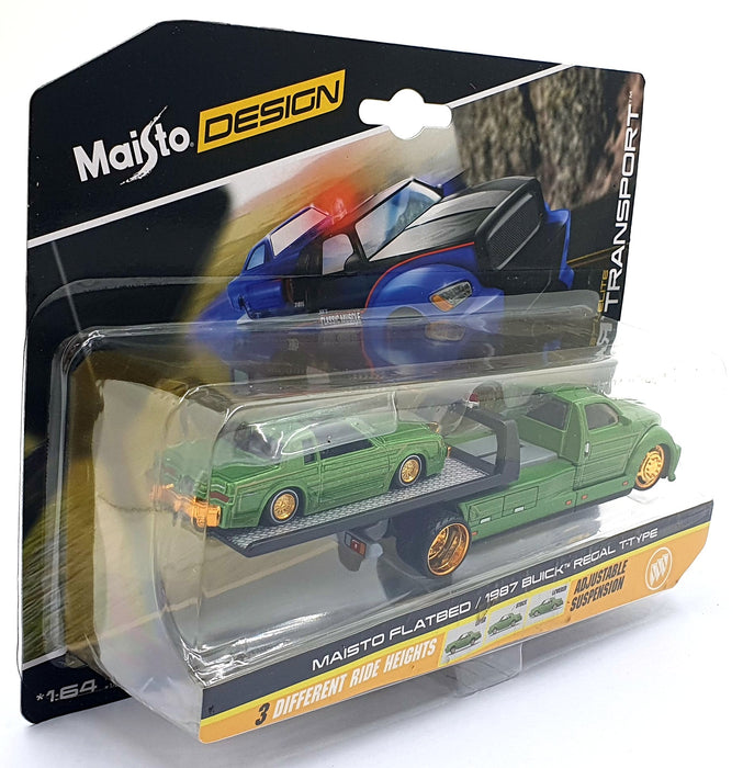 Maisto 1/64 Scale Diecast 15055 1987 Buick Regal T-Type/Maisto Flatbed