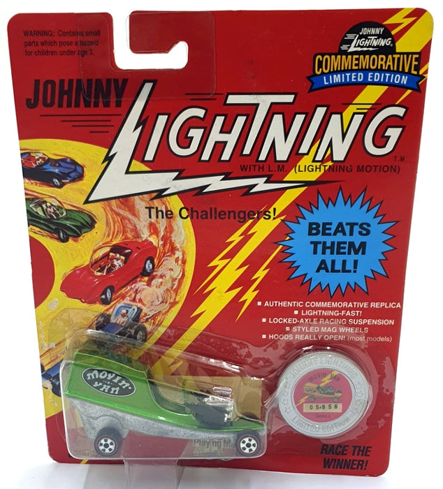 Johnny Lightning 1/64 Scale 100-200 - The Challengers Movin' Van - Green