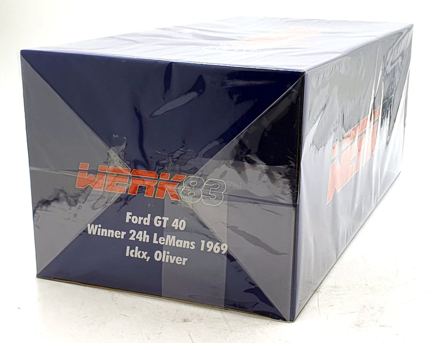 Werk83 1/12 Scale W1201501 - Ford GT40 1st 24h LM 1969 - Ickx/Oliver