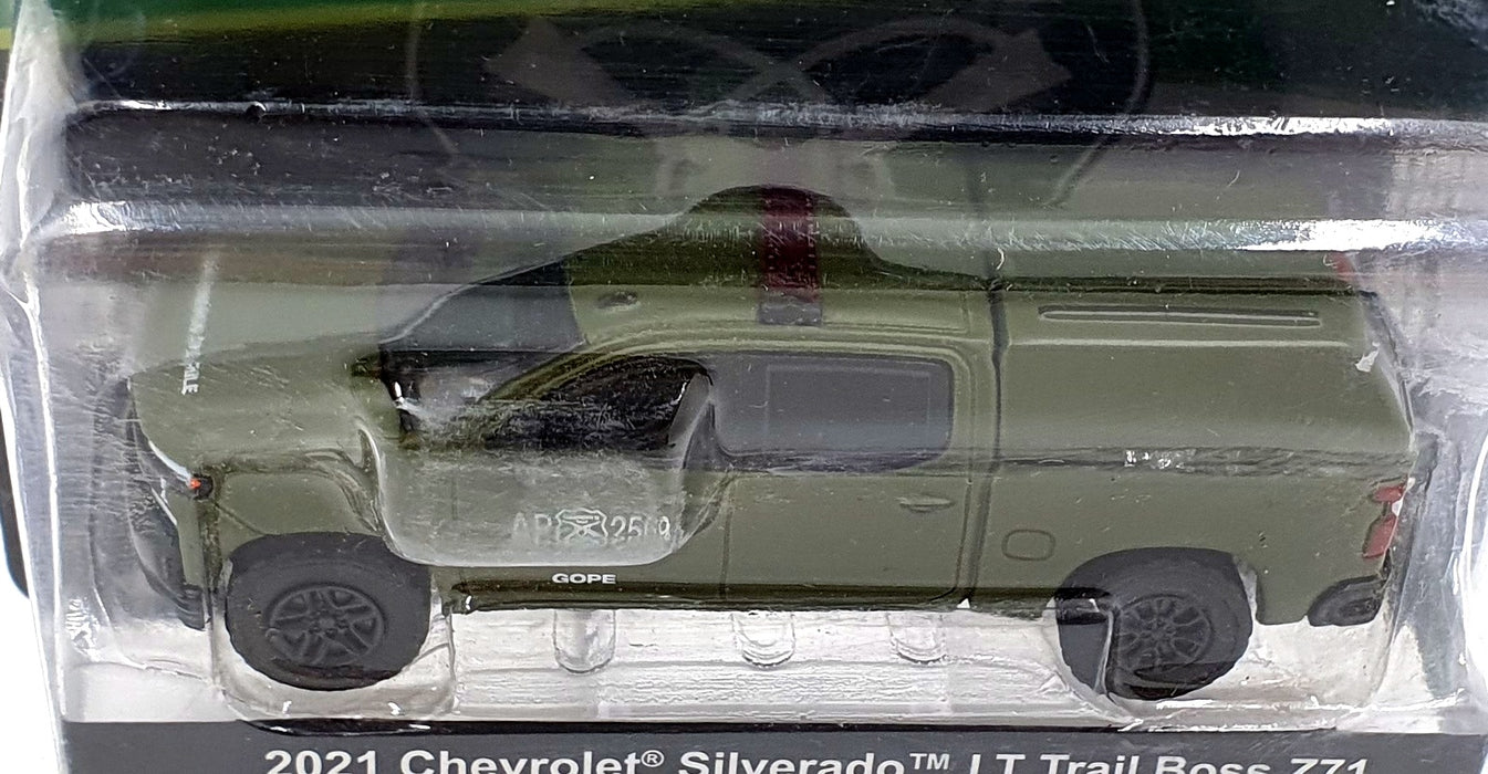 Greenlight 1/64 Scale 30318 - 2021 Chevrolet Silverado LT Trail Boss Z71 Police