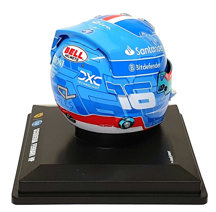 Look Smart 1/5 Scale LSHEL002 - F1 Helmet C. Leclerc Ferrari Miami GP 2024