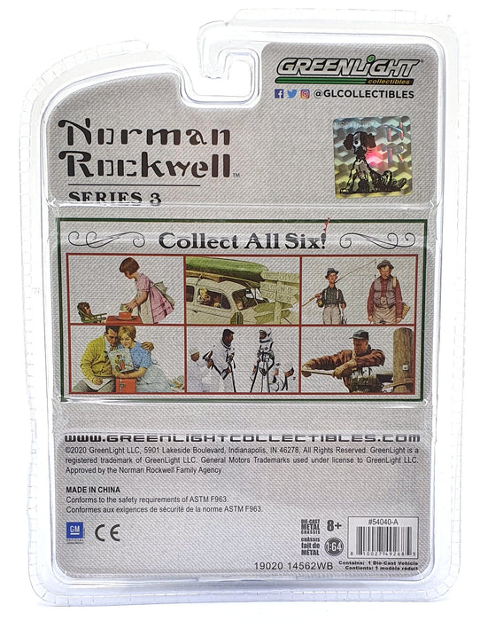 Greenlight 1/64 Scale 54040-A - 1939 Chevrolet Panel Truck - Green/White