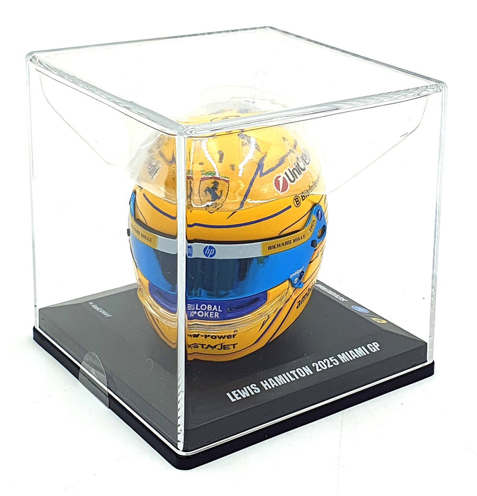 Look Smart 1/5 Scale LSHEL015 - F1 Helmet L. Hamilton Ferrari Miami GP 2025