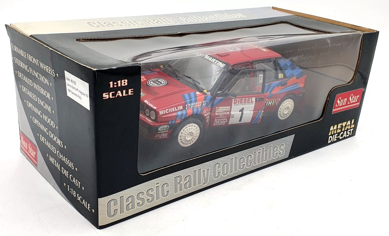 Sun Star 1/18 Scale 3105 - Lancia Delta HF Intergrale 1989 Martini Baison #1