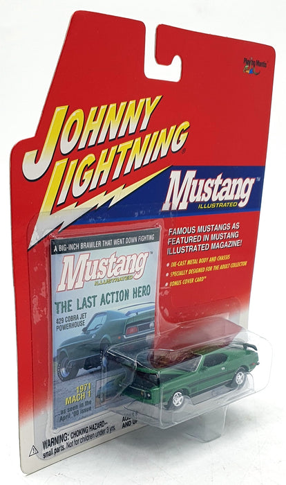 Johnny Lightning 1/64 Scale 291-11 - 1971 Ford Mach 1 - Met. Green