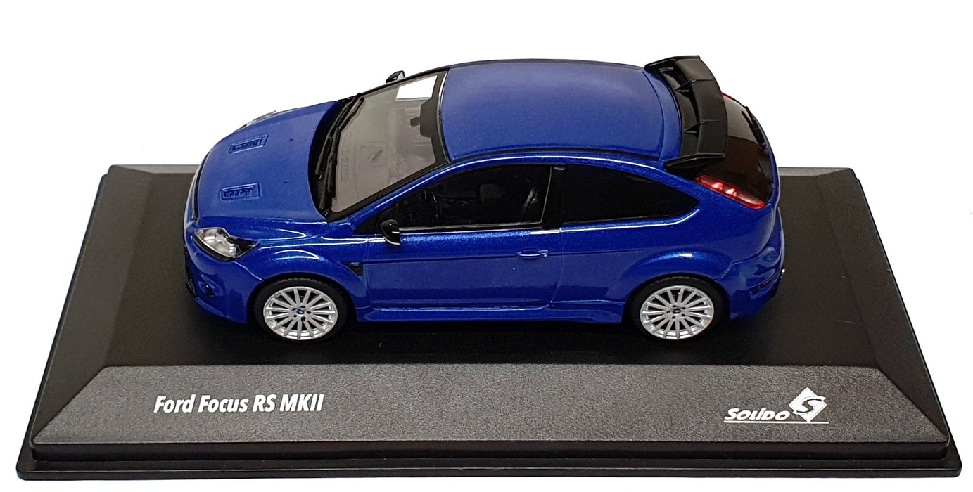 Solido 1/43 Scale S4314902 - Ford Focus RS Mk2 - Indianapolis Blue