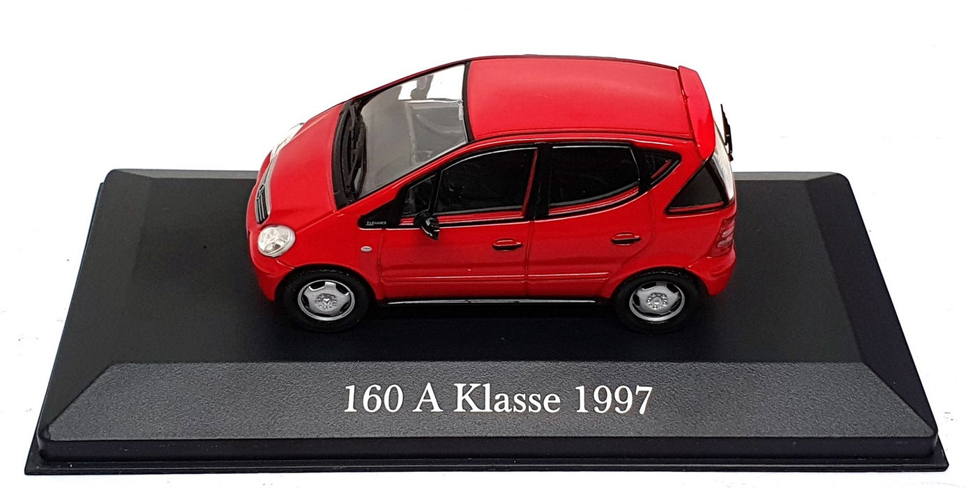 Altaya 1/43 Scale KL1997 - 1997 Mercedes Benz 160 A Klasse - Red