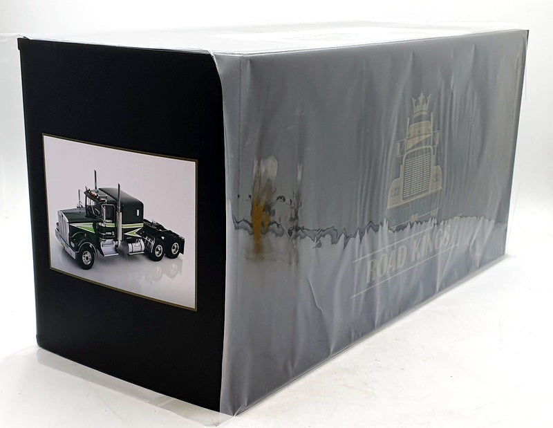 KK Scale Road Kings 1/18 Scale RK180126 - Kenworth W900 - Metallic Green