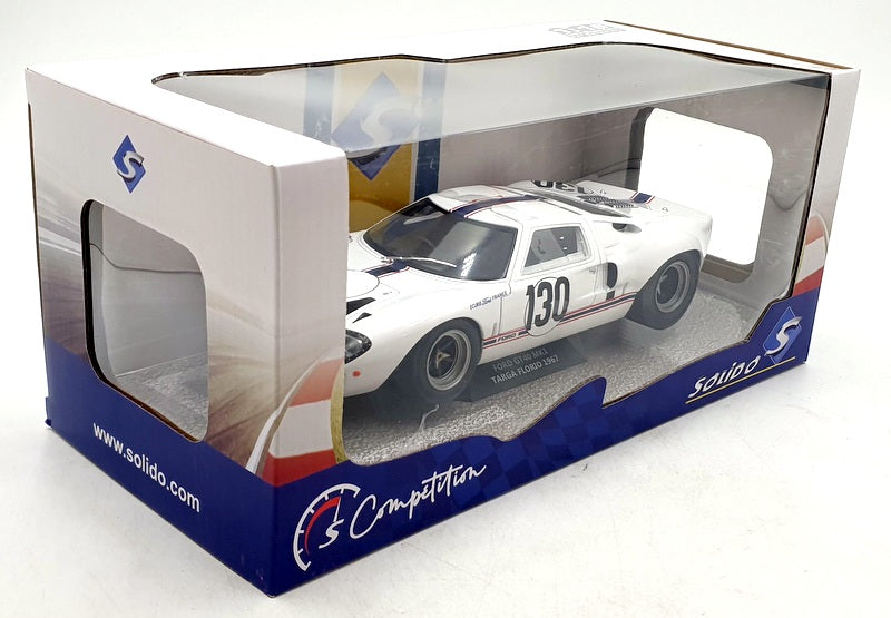 Solido 1/18 Scale Diecast S1803009 - Ford GT40 MK1 Targa Florio 1967 #130