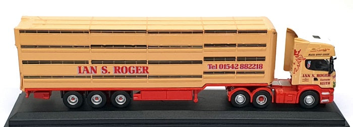 Oxford Diecast 1/76 Scale 76SCA02LT - Scania Livestock Transporter Ian S. Roger