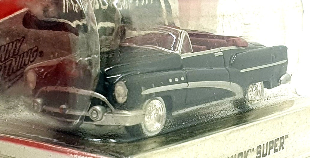 Johnny Lightning 1/64 Scale 434-01 - 1953 Buick Super - Black with Red Interior