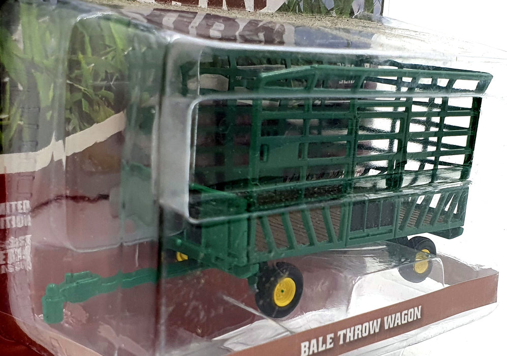 Greenlight 1/64 Scale 48060 - Bale Throw Wagon - Green