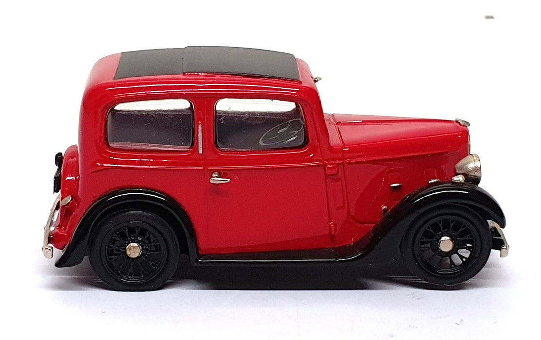 Crossway Models 1/43 Scale CM22 - 1936 Austin 7 Ruby Mk II - Red
