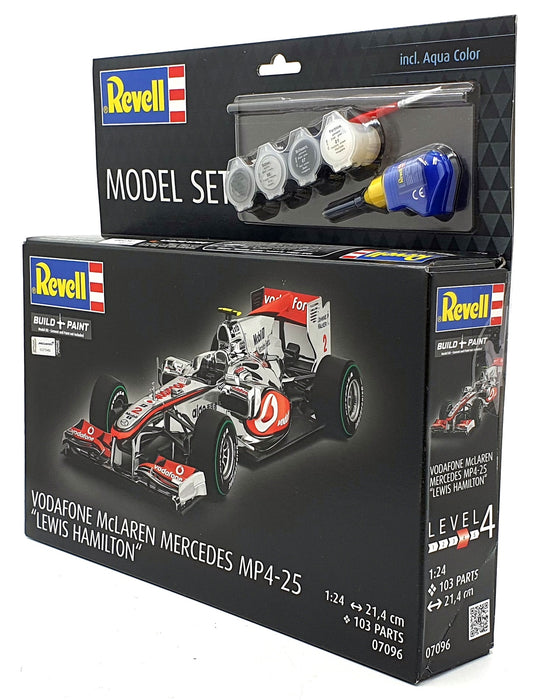 Revell 1/24 Scale Unbuilt Kit 07096 McLaren Mercedes MP4-25 Hamilton Paint/Glue