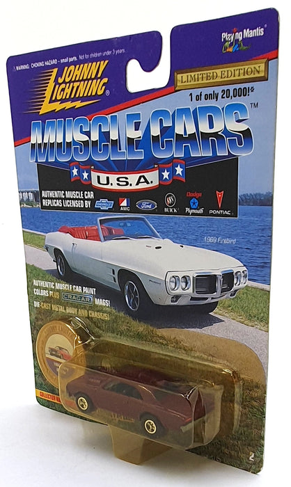 Johnny Lightning 1/64 Scale 202-02 - Muscle Cars 1966 Chevy Malibu - D. Red