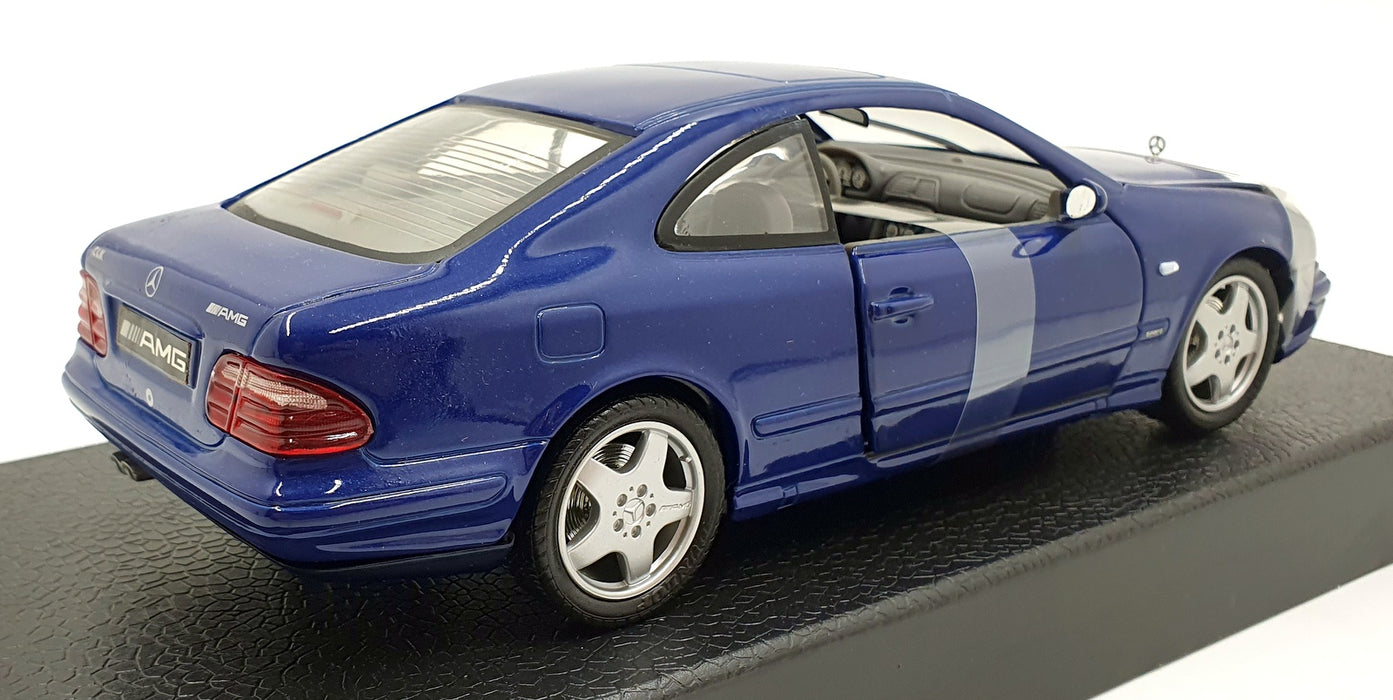 Anson 1/18 Scale Diecast 30343 - Mercedes Benz CLK AMG - Dark Blue