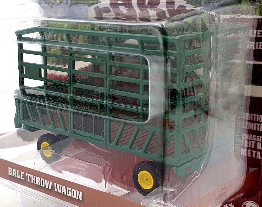 Greenlight 1/64 Scale 48060 - Bale Throw Wagon - Green