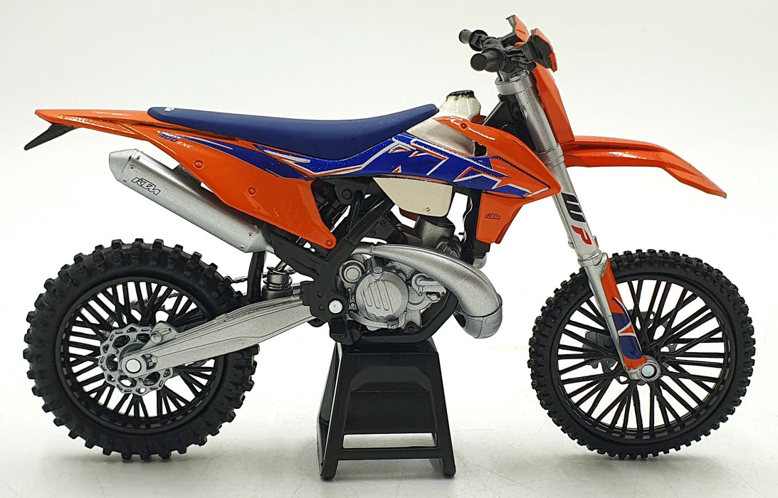NewRay 1/12 Scale 58373 - KTM 300 EXC-TPI Motorbike - Orange/Blue