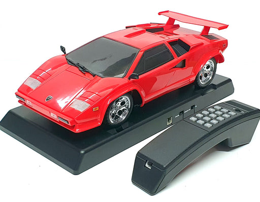 Telemania Appx 35cm Long 02307 - Lamborghini Countach Vintage Telephone - Red