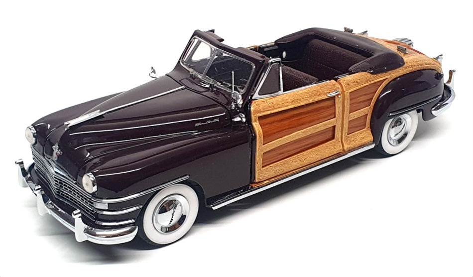 Danbury Mint 1/24 Scale DM662M - 1948 Chrysler Town & Country - Deep Maroon