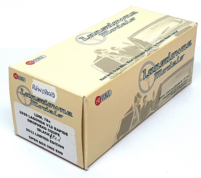 Lansdowne 1/43 Scale LDM78X - 1939 Lagonda V12 Rapide DHC - REWORKED