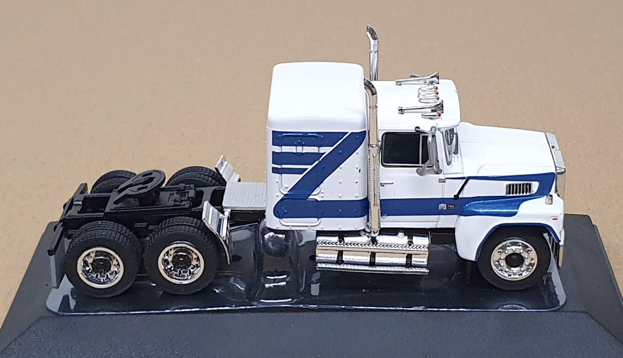Ixo Models 1/64 Scale 64TR011A - 1978 Ford LTL 9000 Truck - White/Blue