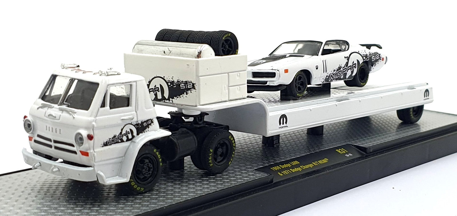 Castline M2 Machines 1/64 Scale R31 '69 Dodge L600 & '71 Dodge Charger R/T HEMI