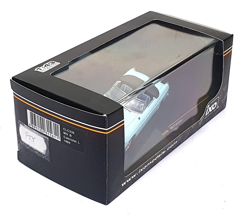 Ixo Models 1/43 Scale Diecast CLC230 - 1964 MGB Cabriolet L - Lt. Blue