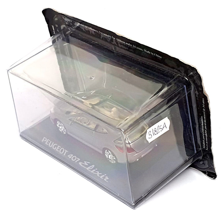 Altaya 1/43 Scale Diecast 31825A - Peugeot 407 Elixir - Met. Grey